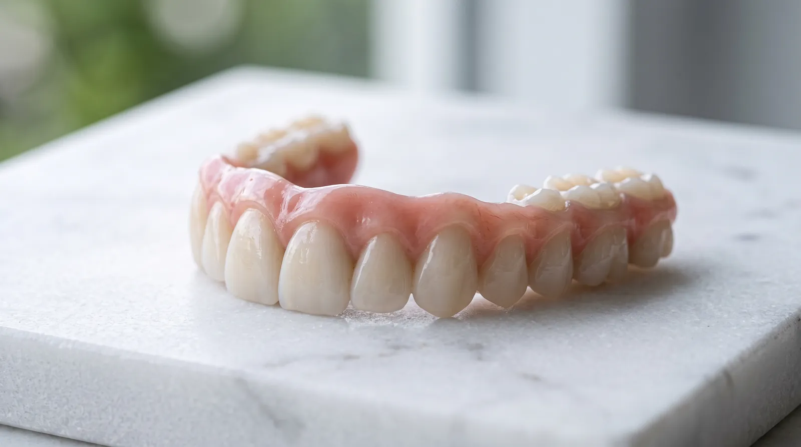 Final zirconia full arch